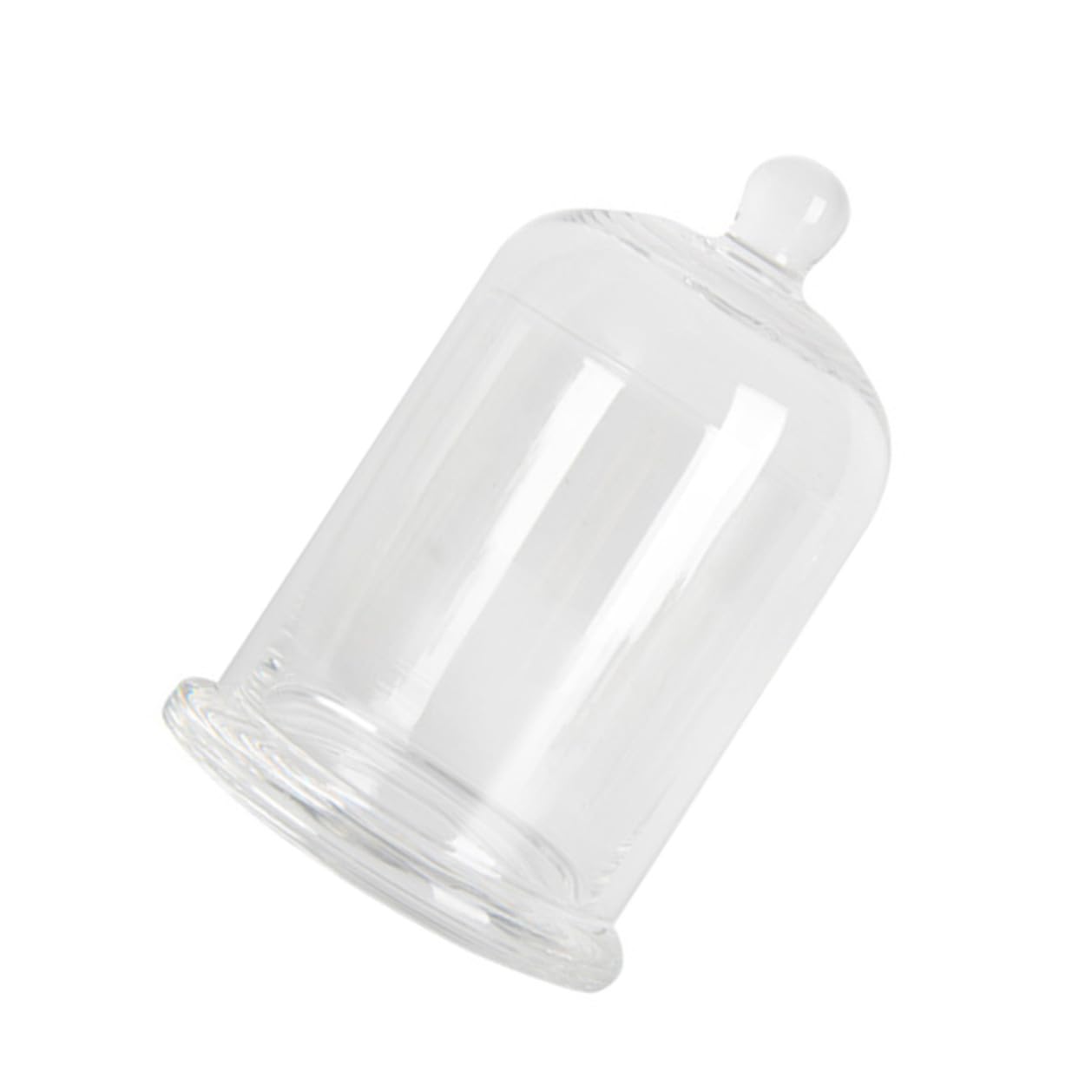 Cloche en verre pour bougie dôme de protection transparent décoration de scène