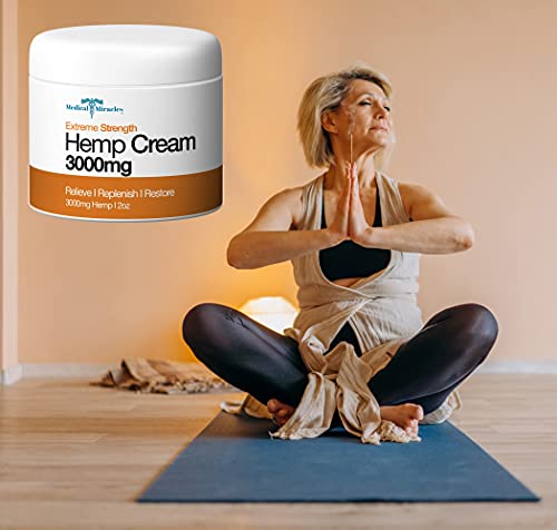 Medical Miracles Hemp Relief Cream - Ideal for Arthritis, Neuropathy, Muscles, Joints, Neck, Back, Elbows, Hands, Feet, and Knees - Proudly Made in USA (3000mg) - Image 6