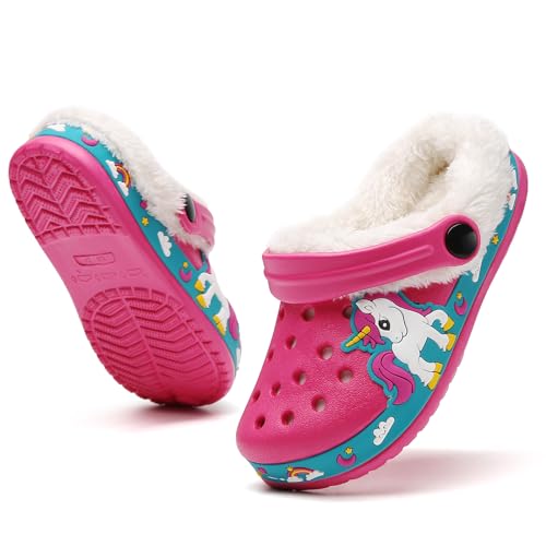 Sabots enfant hiver ELIOGN fourrés pour garçons et filles