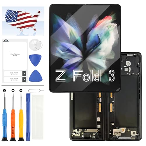Original AMOLED for Samsung Galaxy Z Fold 3 Inner Foldable LCD Screen Replacement for Samsung Z Fold3 5G SM-F926U SM-F926U1 7.6