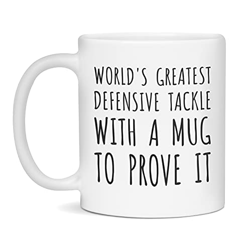 World's Greatest Defensive Tackle Mug 11 oz White