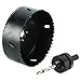 YaeTek 4-1/2 Inch Hole Saw with Heavy Duty Arbor,HSS Bi-Metal Holesaw Drill Bits M42 Cut Smooth and Fast in Wood,Plastic, Drywall, Thin Metal