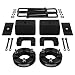 Supreme Suspensions - Full Lift Kit for 2007-2019 Silverado Sierra 1500 3.5" Front Lift Strut Spacers + 3" Rear Lift Blocks + Square Bend U-Bolts + Axle Alignment Shims