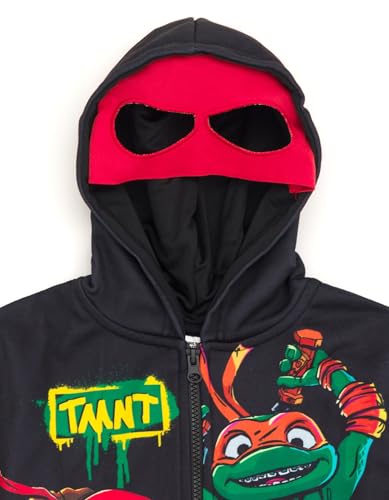Teenage Mutant Ninja Turtles Fleece Zip Up Cosplay Hoodie Toddler to Big Kid Sizes (2T - 10-12)4