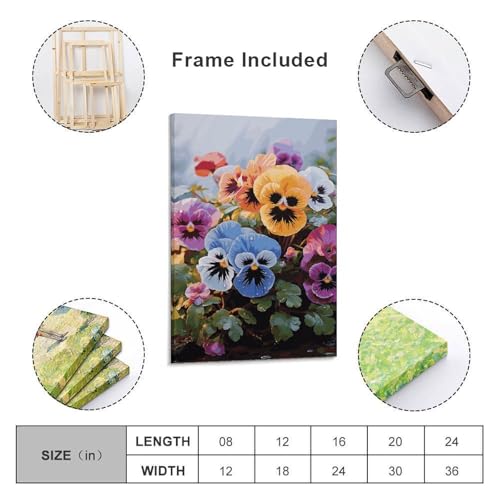 Décoration murale fleurs et pensées pour briser la monotonie d'un bureau - 2