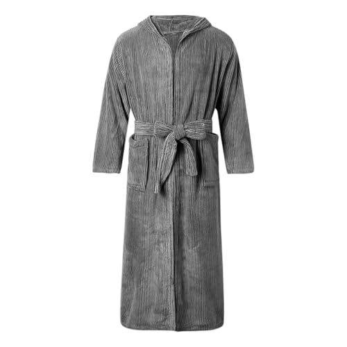 Peignoir homme velours corail absorbant pour ne plus avoir froid après la douche