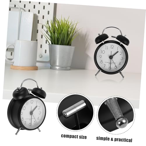 Relógio De Campainha Presentes De Mesa Despertador De Campainha Dupla Relógio De Sino Despertador Co