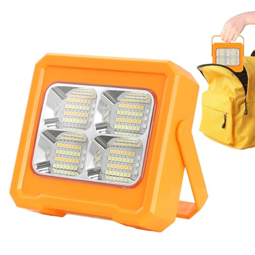 Lampe de poche LED et lanterne solaire portable de camping avec aimant de tente