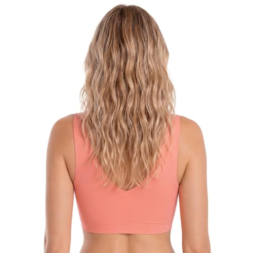 Image of Floatley Cozy Bra Comfort Wirefree Full Coverage Seamless Bra with Embedded Pad for Women