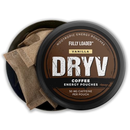 Fully Loaded Chew Dryv Energy Pouches - 5 Pack Vanilla Pouches