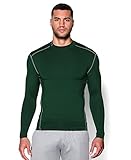 Under Armour Men's ColdGear Armour Compression Mock, Forest Green /Steel, X-Large