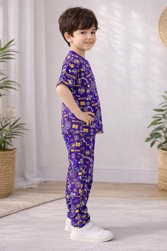 Image of Fashion Dream Boys Cotton Blend Printed Co-ord Set|clothing set for kids|Combo set