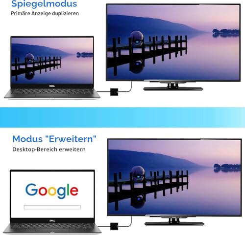 DigitConvert HDMI-auf-VGA-Adapter, vergoldeter HDMI-zu-VGA-Konverter (Stecker auf Buchse), kompatibel für Computer, Laptop, PC, Monitor, Projektor, HDTV, Chromebook, Raspberry Pi, Roku, Xbox und mehr