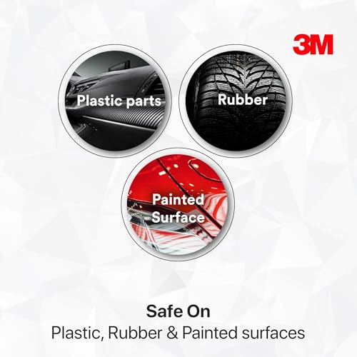Image of 3M Easy Shine Foam Sponge, Safe on Plastic, Rubber and Painted Surfaces, Protect Plastic Parts from UV Rays, Less Dust Accumulation, Deep Sine (7.5cmX5cmX2.5cm, Pack of 10)