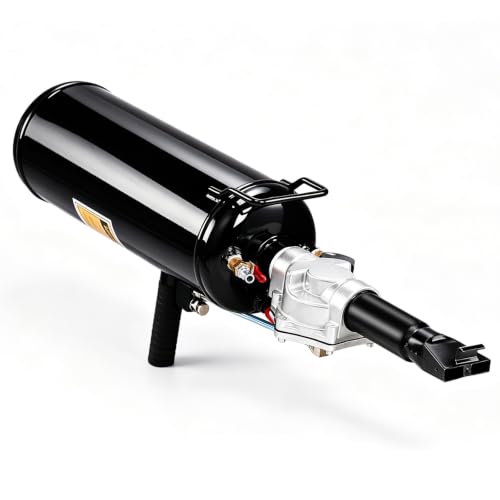 Image of Bonnlo 2.1 Gal /8L Air Tire Bead Blaster, 120PSI Tire Bead Seater w /Pressure Gauge & Handle, Iron and Steel Trigger Seating Tool Inflator Tank for Cars ATV, 87-116PSI Operating Pressure, Black