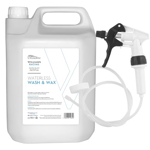 Williams Racing WIL0014 Waterless Wash Wax 5 Litre - white