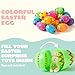 JOYIN Toy 36 PCs Plastic Printed Bright Easter Eggs, Over 3.15'' Tall Fillable Empty Eggs Bulks for Easter Hunt, Basket Stuffers Fillers, Classroom Prize Supplies, Filling Treats and Party Favor