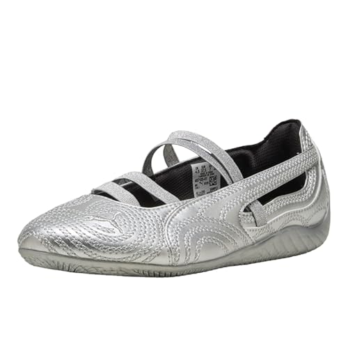 PUMA PUMA Womens X Wicked Speedcat Ballet Sneakers Shoes Casual - Silver - Size 8.5 M