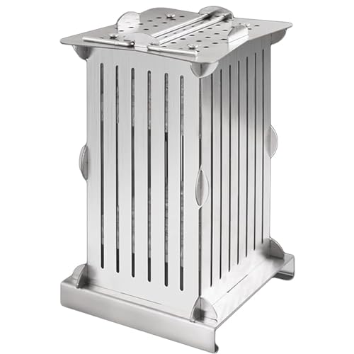 Kebab - Caja para hacer brochetas de carne de acero inoxidable de 49 agujeros, limpieza de 360° sin extremos muertos, diseño de ranura independiente, fácil de desmontar, ahorra espacio, adecuada para