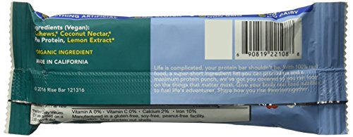 Rise Bar Protein Lemon Cashew, 2.1 Ounce (12 Count) #TOP1