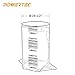 POWERTEC 70009 Clear Plastic Dust Collection Bag, 19-1/2 Inch Dia x 33-Inch, 5-Pack Dust Collector Bags for machine with 19”Filter Drum–5 Pack