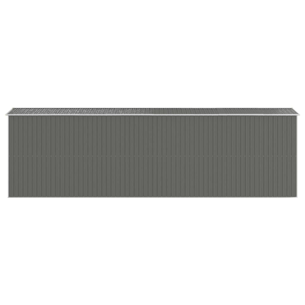 Générique Abri de Jardin Gris Clair 192x689x223 cm Acier galvanisé,Maison & Jardin,Pelouses & Jardins,Vie en extérieur,Structures extérieures,Cabanes & abris de Jardin,3147444