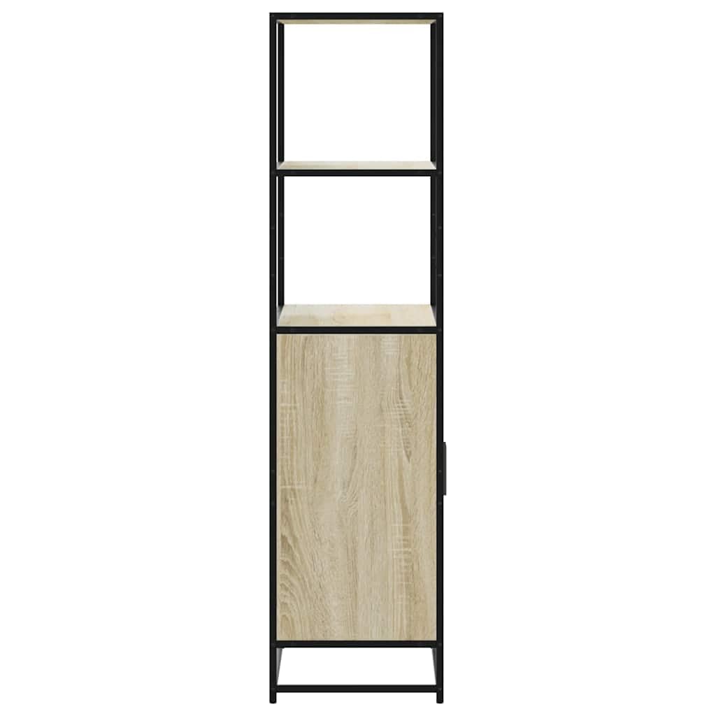 Armadio alto in rovere Sonoma, 68 x 35 x 139 cm, in metallo