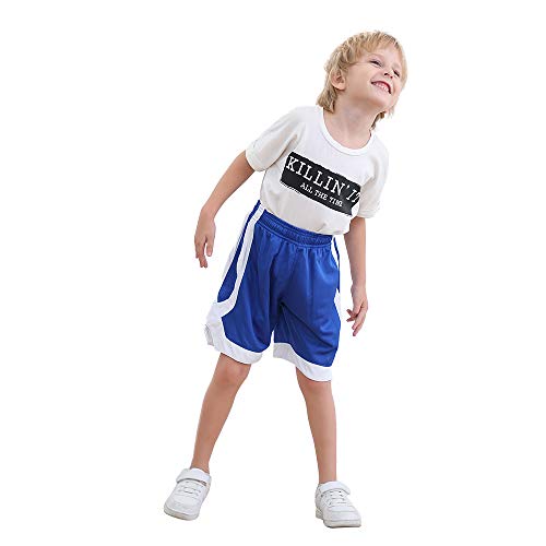 TopTie Big Boys Youth Basketball Shorts, 9 Inches Athletic Shorts with Pockets4