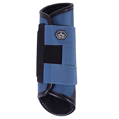 Guêtres de cross postérieurs cheval QHP Technical protection équitation complet obstacle