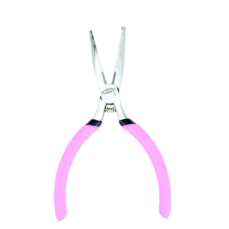 Alicate de Bico Berkley Chrome para Split Ring 15,2 cm Rosa BTL6CP
