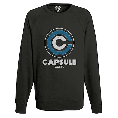 Sweatshirt Capsule Corp homme idéal pour vos soirées streaming et sessions de jeux vidéo