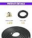 RACOONA 9.85FT Fuel Hose, 1/4