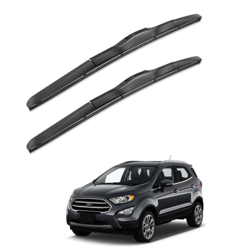 Image of Oshotto Frameless (O.E.M Type) Wiper Blades Compatible with Ford Ecosports (22 inch / 16 inch)