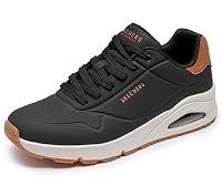 Skechers Men's Uno - Suited On Air Sneaker, Black, US 13
