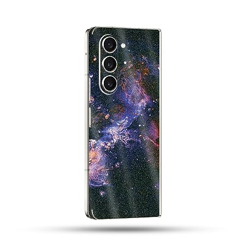 Image of MightySkins Glossy Glitter Skin Compatible with Samsung Galaxy Z Fold 5 Full Wrap - Andromeda | Protective, Durable High-Gloss Glitter Finish | Easy to Apply & Change Styles | Made in the USA