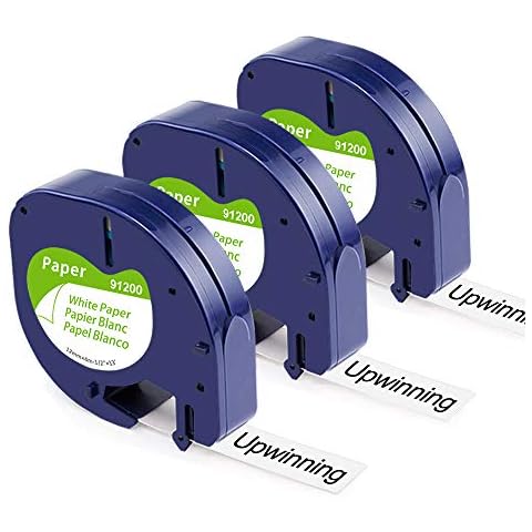 Upwinning Dymo LetraTag Paper Labels 3 Pack Cover