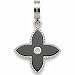 Produktbild JEWELS BY LEONARDO Anhänger Clip & Mix Gothea  Ketten-Anhänger aus silberfarbenem Edelstahl  Charm aus schwarzem Onyx und klarem Glaskristall  Clip S (3,5 mm Ø)  Schmuck Geschenk Damen  023266
