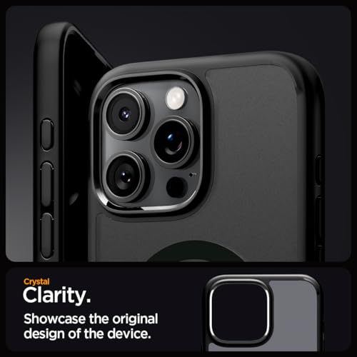 Image of Spigen for iPhone 16 Pro Max Case, Ultra Hybrid MagFit [Anti-Yellowing] [Compatible with Magsafe] - Frost Black