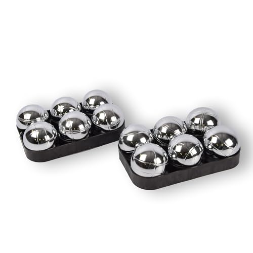 Jeu de boules avec broche de mesure pour terrain extérieur et jardin