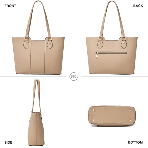Image of CHICAROUSAL Tote Handbags Purses for Women PU Leather Womens Shoulder Bag | Large Tote Bag for Women, Shoulder Purse, Vegan Leather Purses for Women, Women's Handbags