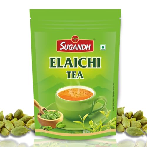 Image of Sugandh Elaichi Tea 1kg Pack of 1 | Premium Assam Tea Blended with 100% Natural Ground Cardamom | Rich Bold, Aromatic & Flavorful Blend | No Added Artificial Flavours