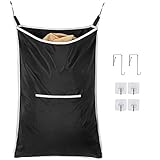 Chrislley Extra Large Hanging Laundry Hamper Bag with 2 Hook Types Door Waterproof Laundry Hamper...