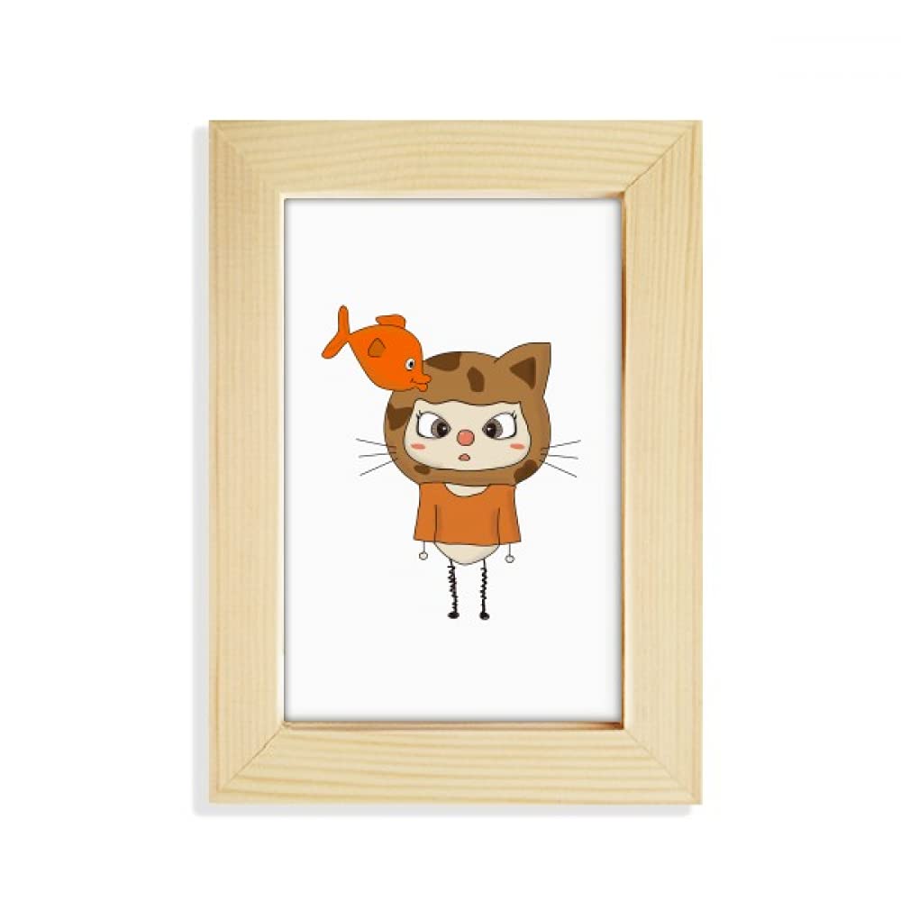 Cadre photo chat coquin - Souvenirs de nature et poisson 13x18