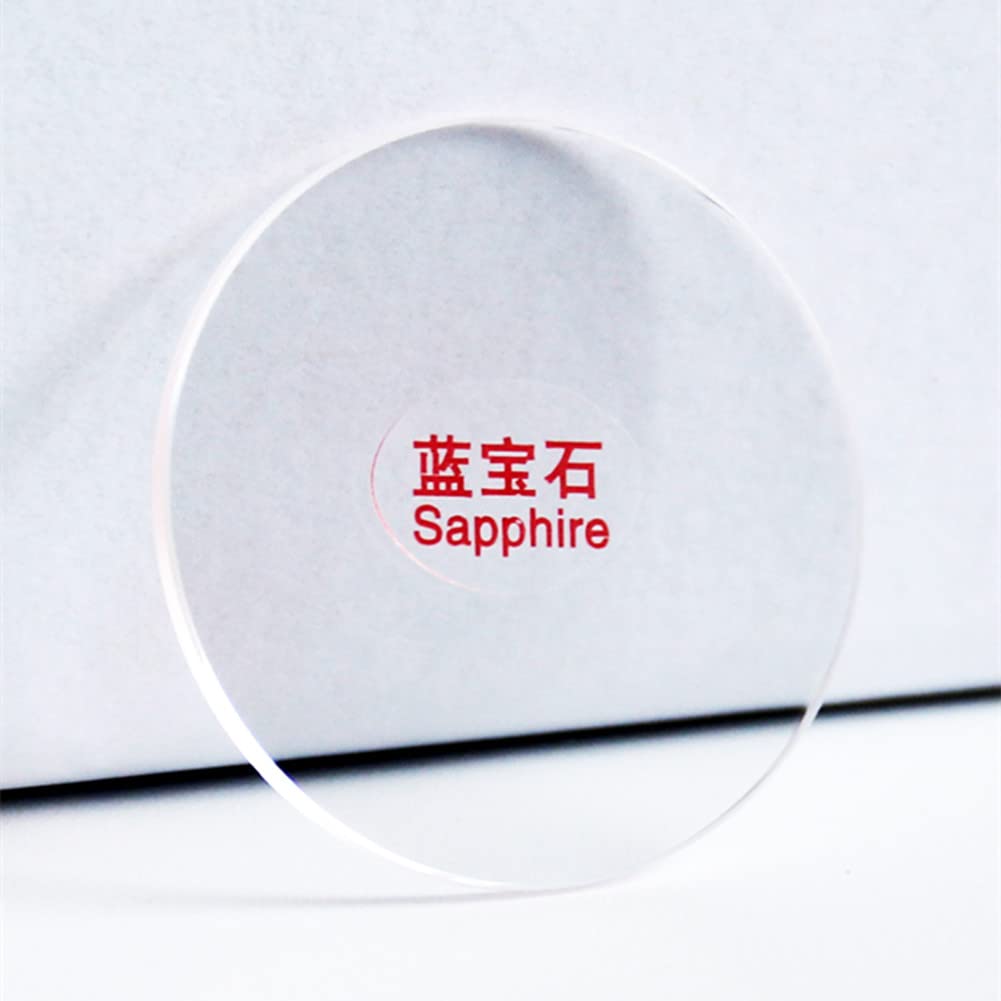 Sourcing Map Diametro 41,5 Mm, Lente In Vetro Zaffiro Per Orologio, Parti Di Ricambio Rotonde Piatte Da 1 Mm Di Spessore Per Riparazione Orologiai Trasparenti - Foto 12