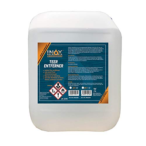 INOX® Autoteerverwijderaar 10 l - teerreiniger voor binnen en buiten - lijmverwijderaar boomharsverwijderaar…