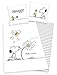 Produktbild Herding Peanuts Bettwäsche Snoopy 80 x 80 + 135 x 200 cm, Weiß