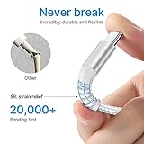 USB C Charger Cable [2Pack/1M] Type C Charger Cable Fast Charging Lead Yosou Phone USB C Charge Cable for Samsung Galaxy S21 S20 fe S22 A12 A13 A33 A53 S10 S9 S8,PS5,Mackbook,iPad Pro/Air 4,OPPO,Pixel - Image 6