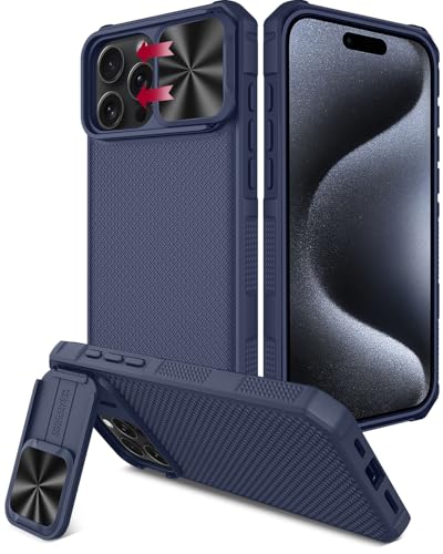 Coque iPhone 16 Pro Max antichoc de qualité militaire avec béquille Magsafe