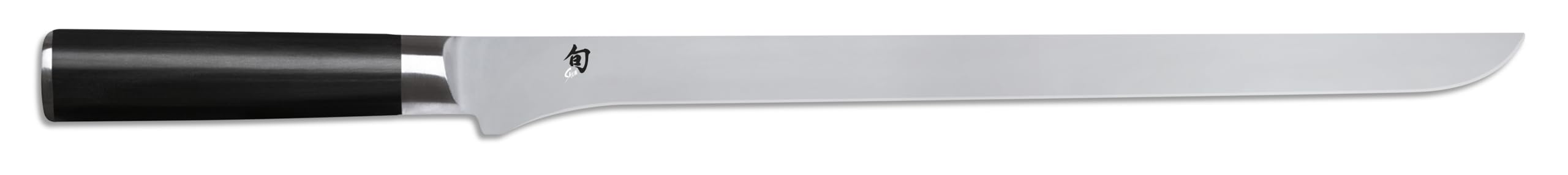 KAI Shun Classic coltello da prosciutto giapponese flessibile 30,5 cm lunghezza lama extra lunga - acciaio AUS-8A - manico in legno Pakka - coltello da carne XXL coltello da salmone forgiato