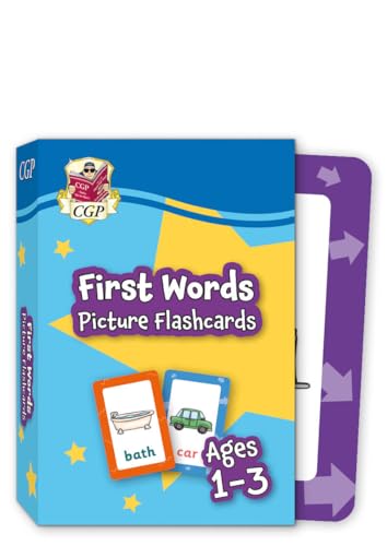 New First Words Picture Flashcards for Ages 1-3 (CGP Pre-School English)